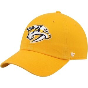NWT '47 Gold Nashville Predators Hat